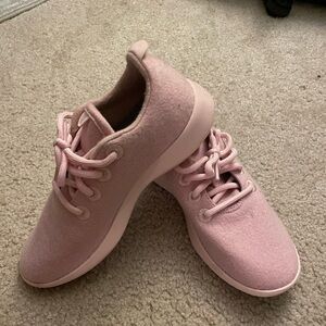 Pink allbirds wool runners